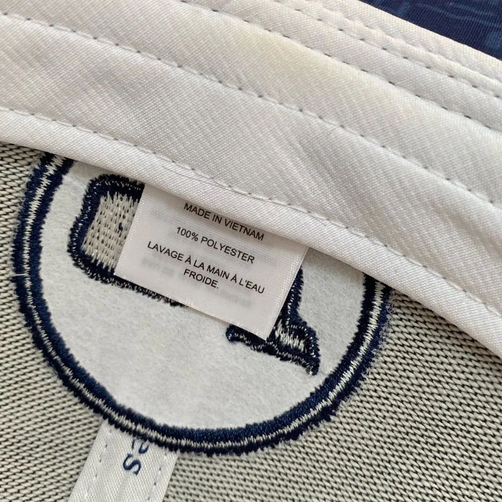 Vineyard Vines Hat Blue White Whale Logo Adjustable Mesh Baseball Cap Unisex EUC